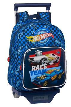 Imagen de Hot Wheels Mochila Escolar Safta