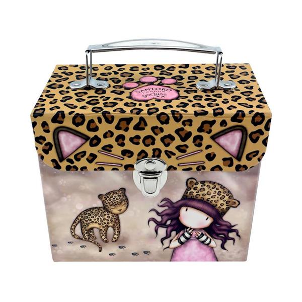 Imagen de Gorjuss Leopardo Cajita Almacenaje Safta