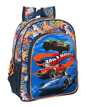 Imagen de Hot Wheels Mochila Escolar Safta