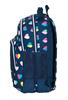 Imagen de Benetton Corazones Mochila Escolar Safta 