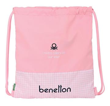 Imagen de Benetton Mochila Plana Rosa Safta