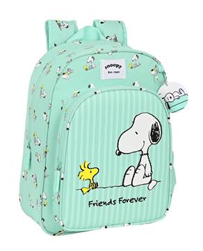 Imagen de Snoopy Friends Forever Mochila Escolar Infantil Safta