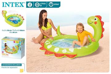 Imagen de Piscina Hinchable Dinosaurio Infantil