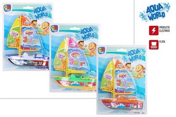 Imagen de Barco Velero Electrico Aqua World 19X55 Cm En Blister Mod Sdos (Color Baby - 36737)