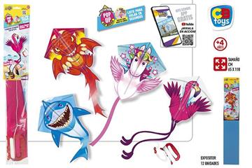 Imagen de Cometa Diamante Nylon Color Baby