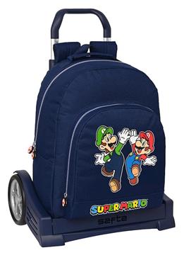 Imagen de Super Mario Mochila 305 Con Carro Evolution