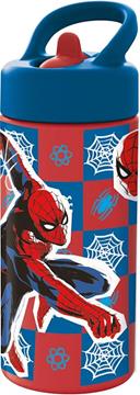 Imagen de Spiderman Botella Deportiva con Pajita 410ml