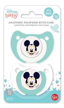 Imagen de Mickey Set 2 Chupetes 0-6 Meses