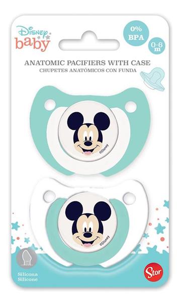 Imagen de Mickey Set 2 Chupetes 0-6 Meses