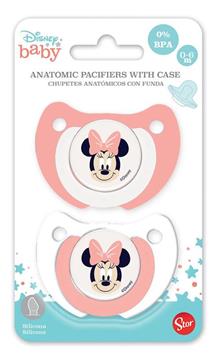 Imagen de Minnie Set 2 Chupetes 0-6 Meses