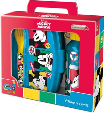Imagen de Mickey Mouse Set Sandwichera 4 Piezas