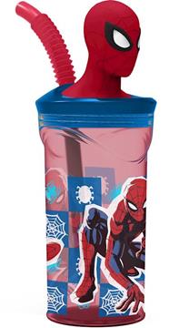 Imagen de Spiderman Vaso Figura 3D 360 ML