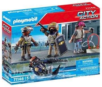 Imagen de Playmobil City Action Set De Figuras Fuerzas Especiales