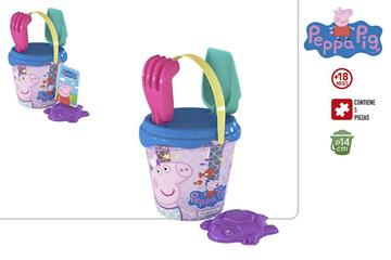 Imagen de Cubo Playa Peppa Pig 14Cm