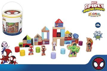 Imagen de Spidey Cubo Blocs Madera