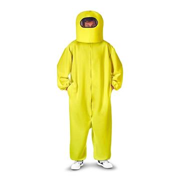 Imagen de Disfraz Among Us Impostor Adulto Amarillo XL