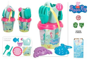 Imagen de Peppa Pig Cubo Playa 