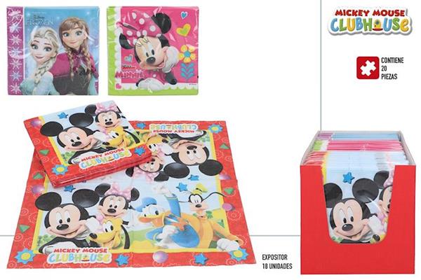 Imagen de Minnie, Mickey y Frozen Servilletas 33X33cm