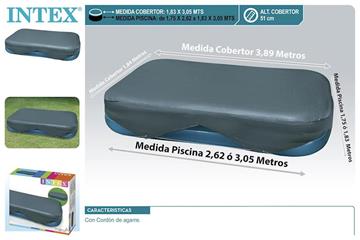 Imagen de Cobertor Rectangular Piscina INTEX