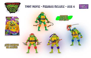 Imagen de Tortugas Ninja Figura Deluxe Articulada 7cm