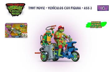 Imagen de Tortugas Ninja Figura con Vehiculo