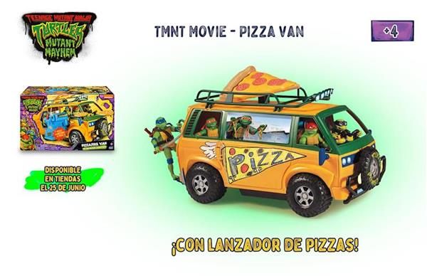 Imagen de Tortugas Ninja Vehiculo Pizza Van