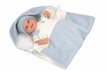 Imagen de Babyto Azul Muñeca Elegance 35 Cm