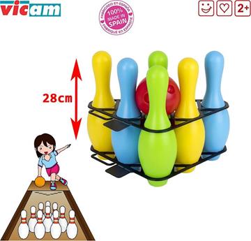Imagen de Juego de Bolos Incluye 6 Bolos y 1 Bola