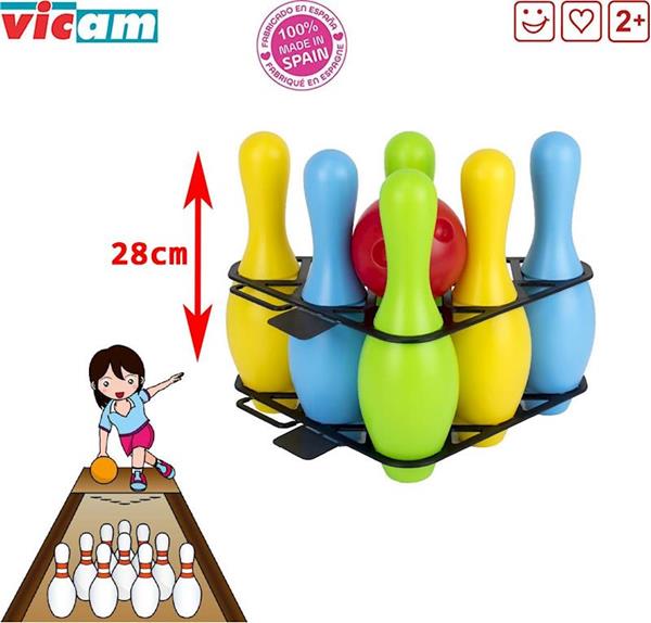 Imagen de Juego de Bolos Incluye 6 Bolos y 1 Bola