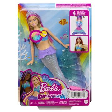 Imagen de Muñeca Barbie Sirena Luces Mágicas
