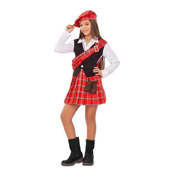 Imagen de Disfraz Escocesa Niña Talla 7-9 Años