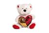 Imagen de Oso Peluche Corazón Lentejuelas 32 Cm