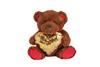 Imagen de Oso Peluche Corazón Lentejuelas 32 Cm