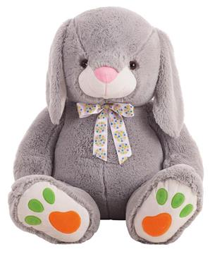 Imagen de Conejito Peluche Gris Dido 24 Cm