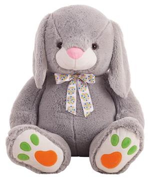 Imagen de Conejito Peluche Gris Dido 90 Cm
