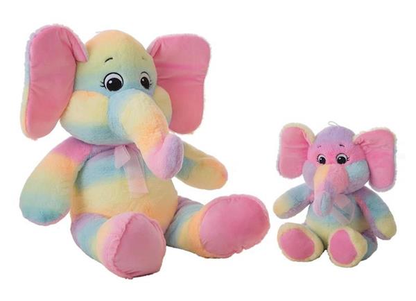 HEITMANN DECO PET Peluche Elefante Grigio, 25 Cm, Realizzato Con Bottiglie PET Riciclate, Morbido E Sostenibile