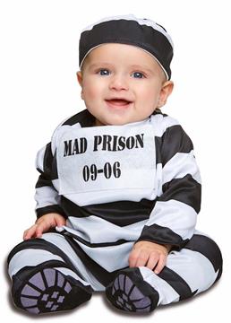 Imagen de Disfraz Infantil Preso Bebé Talla 0-6 meses Viving Costumes