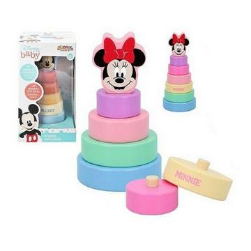 Imagen de Torre Apilable De Madera Mickey Y Minnie