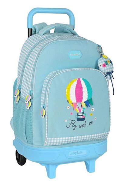 Imagen de Mochila Escolar con Ruedas Fly With Me Safta