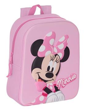 Imagen de Minnie Mouse Mochila Guarderia 3D Safta