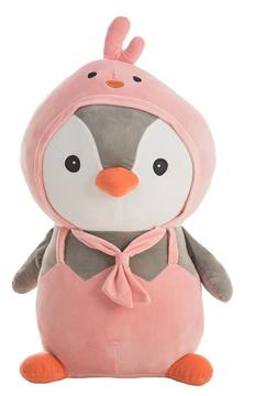 Imagen de Peluche Pingüino Kit Rosa 80 Cm