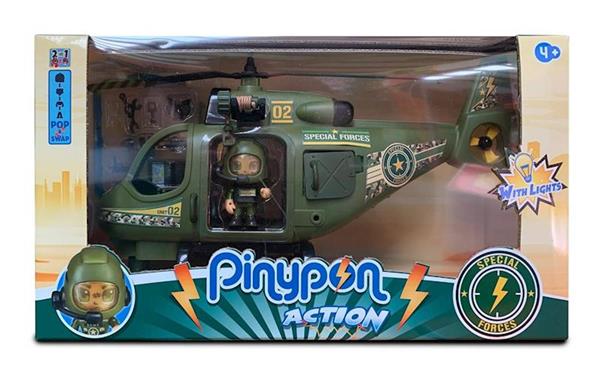 Imagen de Pinypon Action Fuerzas Especiales Helicóptero