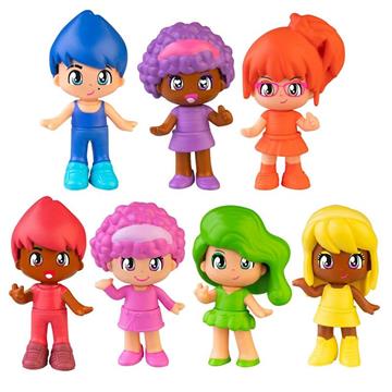 Imagen de PinyPon Tubo Arcoíris 7 Figuras