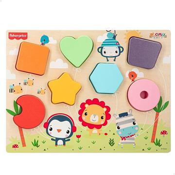Imagen de Puzzle Formas Y Colores Madera Fisher Price
