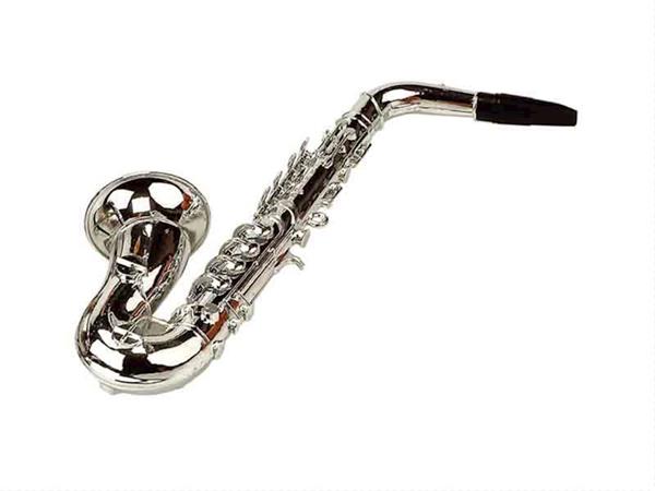 Imagen de Saxofon metalizado 41 cms. en caja de Reig