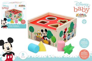 Imagen de Cubo Encajables Madera Disney