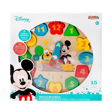 Imagen de Reloj De Madera Mickey Y Minnie