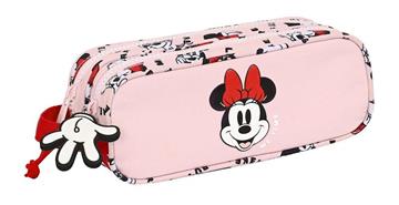 Imagen de Minnie Mouse Estuche Doble Safta