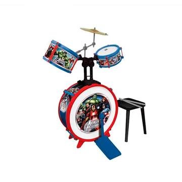 Imagen de Conjunto Batería Los Vengadores Con Banqueta
