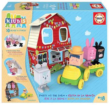 Imagen de Juego Kiddicubes Granja Y Tractor